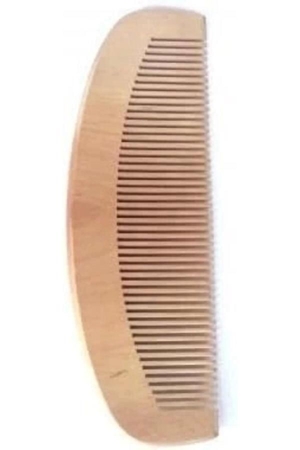 Ahşap Tarak 12'li Paket Dar Dişli Oval - Image 1