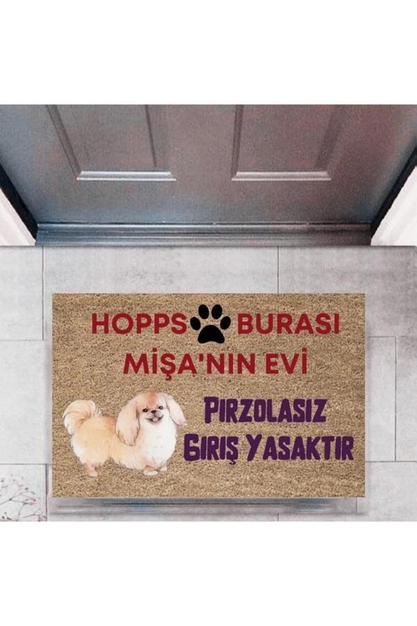 Kapı Önü Paspası Dekoratif Dijital Baskı Hopps  P-2474 - Image 1