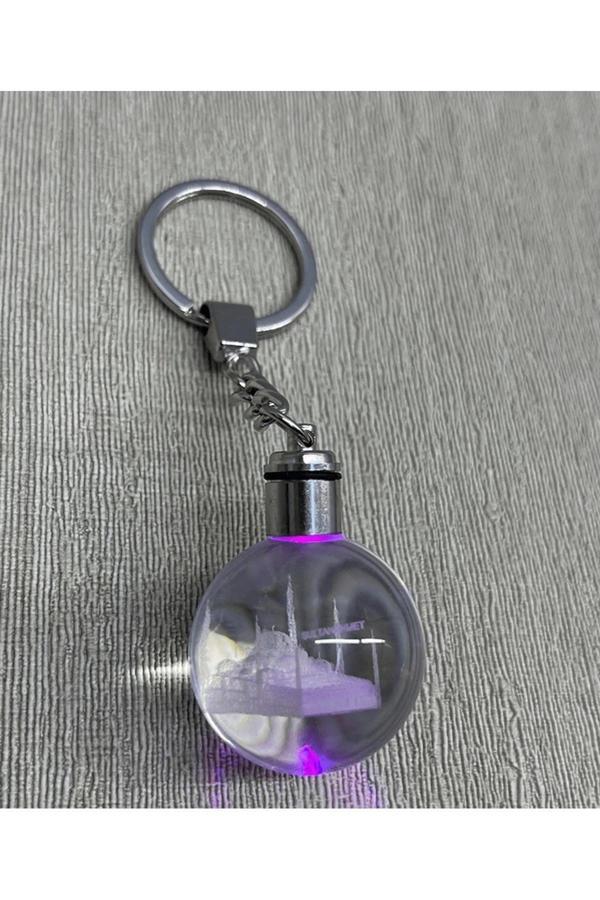 Ledli Sultanahmet Tasarımı Kristal Anahtarlık | Karakter Figürü - Image 1