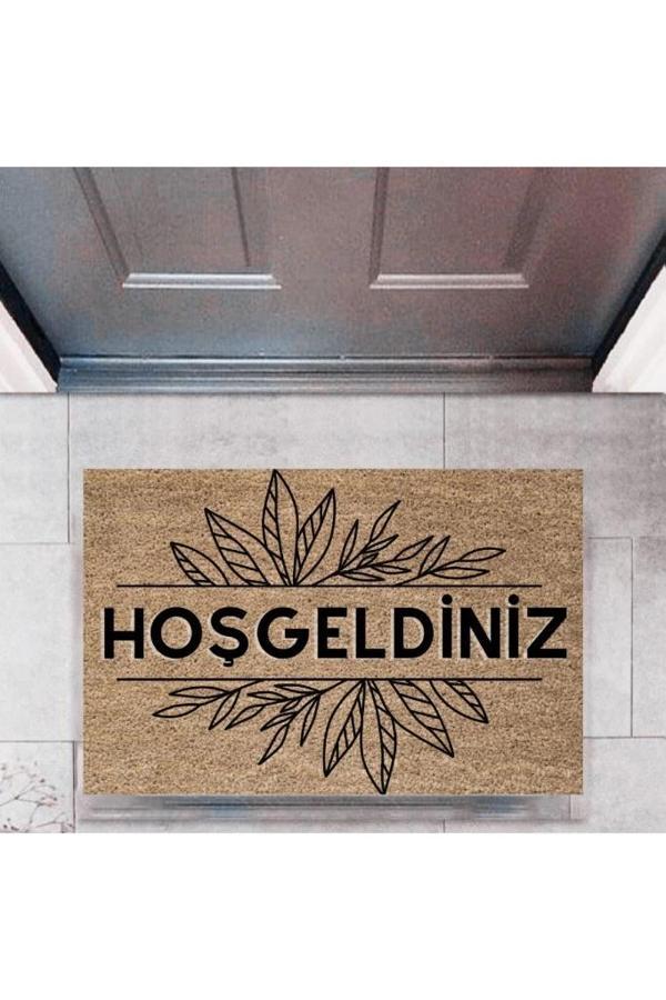 Kapı Önü Paspası Dekoratif Dijital Baskı Hoşgeldiniz P-2312 - Image 1