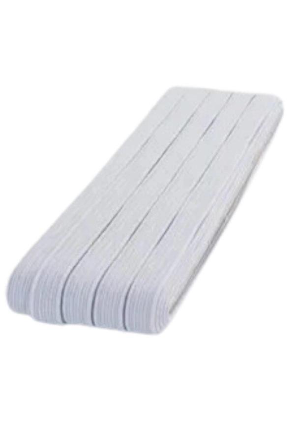 Lastik En 1,5 cm 10 Metre Beyaz - Image 1