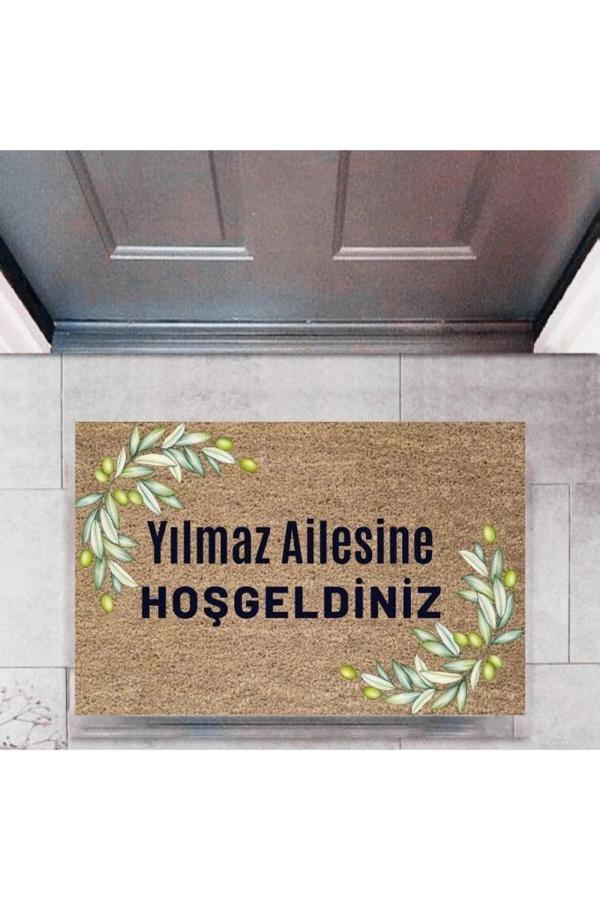 Kapı Önü Paspası Dekoratif Dijital Baskı Kişiye Özel P-2451 - Image 1