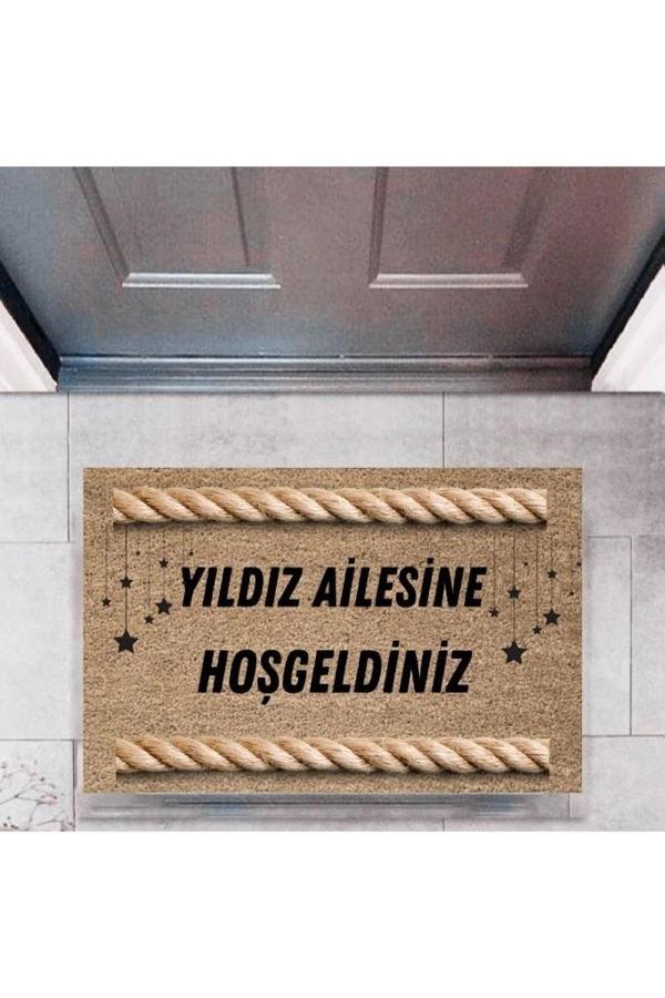 Kapı Önü Paspası Dekoratif Dijital Baskı Kişiye Özel P-2500 - Image 1