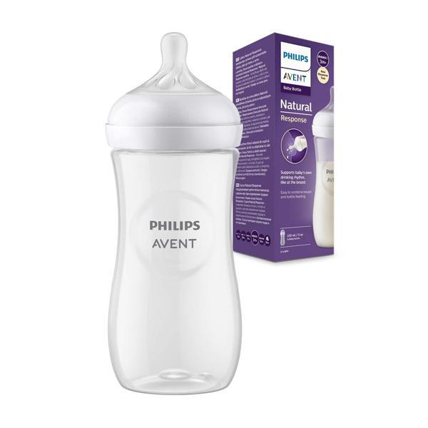 Philips Avent Natural Response PP Biberon 3 Ay+ 330ml SCY906/01 - Image 1