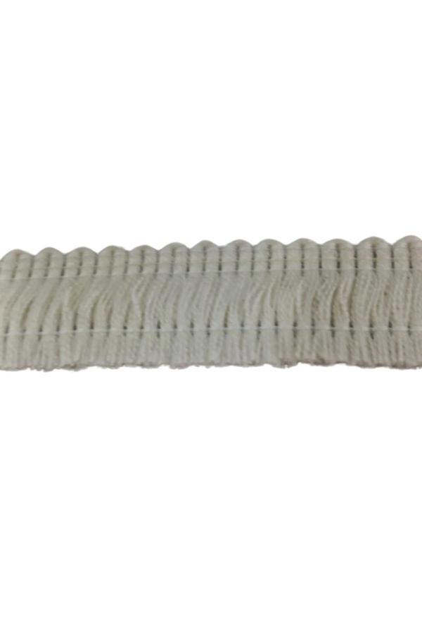 Pamuk Püskül Şerit En 3 cm Krem 10 Metre - Image 1