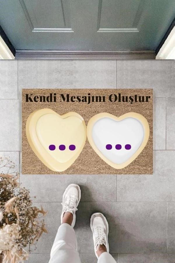 Dijital Baskı Kişiye Özel İç Kapı Dekorasyon Paspas  PS11217 - Image 1