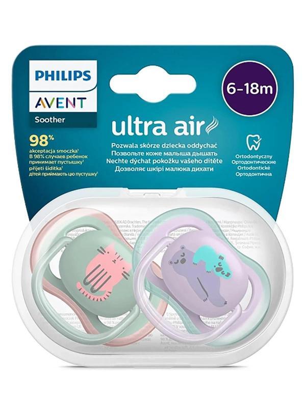 Philips Avent SCF085/18 Ultra Air Emzik 6-18 Ay 2li Kız - Image 1