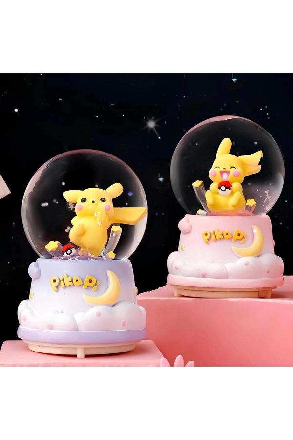 Pokemon Üflemi Işıklı Müzikli Kar Küresi Orta Boy Alk3120 - Image 1