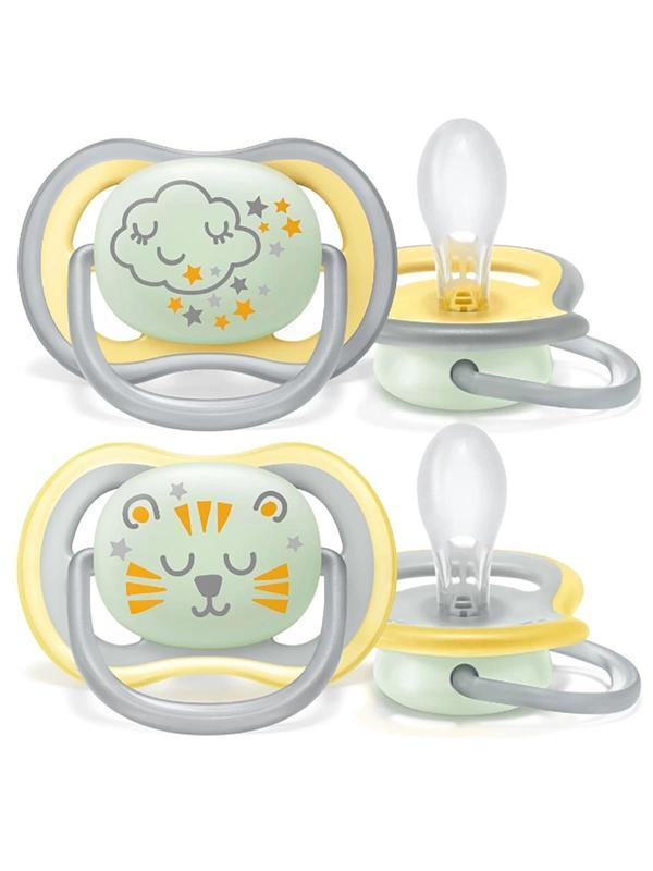 Philips Avent Ultra Air Nighttime Karanlıkta Parlar Gece Emziği +18 Ay - Image 1