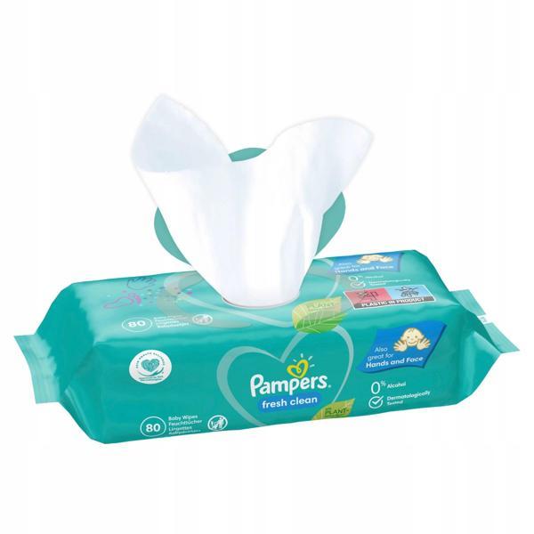 Prima Pampers Temiz ve Ferah Islak Bebek Havlusu 80'li - Image 1
