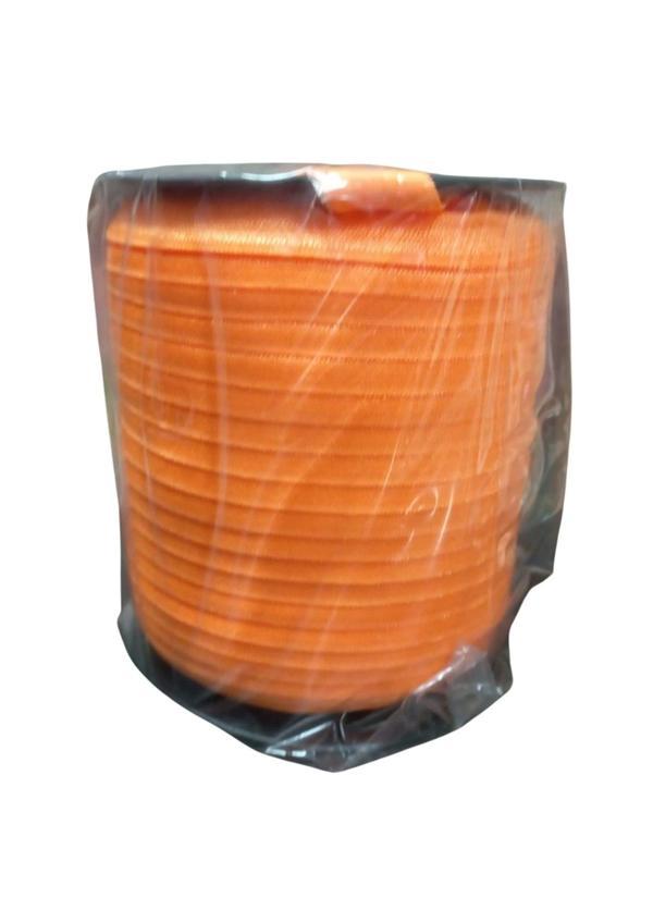 Çamaşır Lastiği Düz 1 cm  75 Metre 1 Top Orange - Image 1
