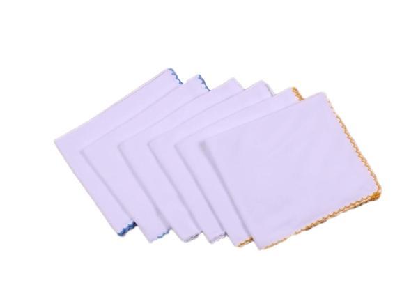 Sema Baby  Penye Bebek Mendil Çiftkat 6'lı Paket - RENKLİ - Image 1