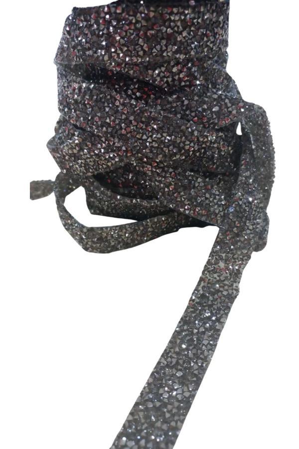 Silikonlu Yapıştırma Taş 1 cm Siyah 5 Metre - Image 1