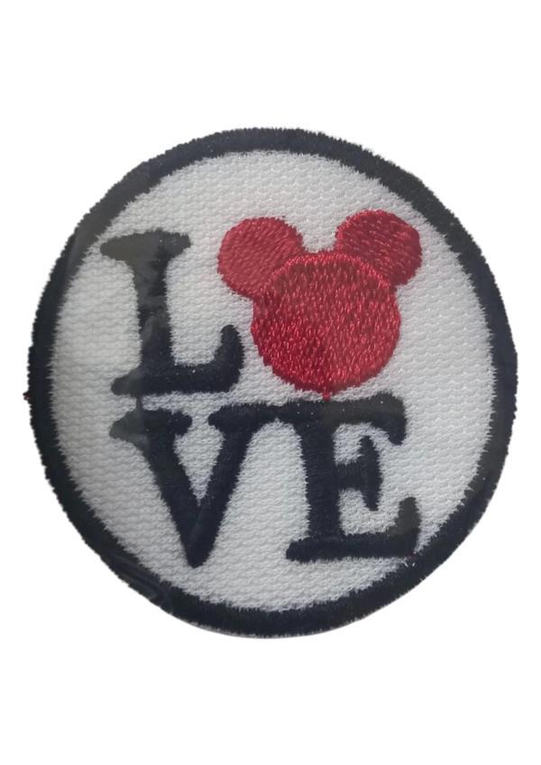 Aplike Ütü İle Yapışan Love Pati Arma 4 cm - Image 1