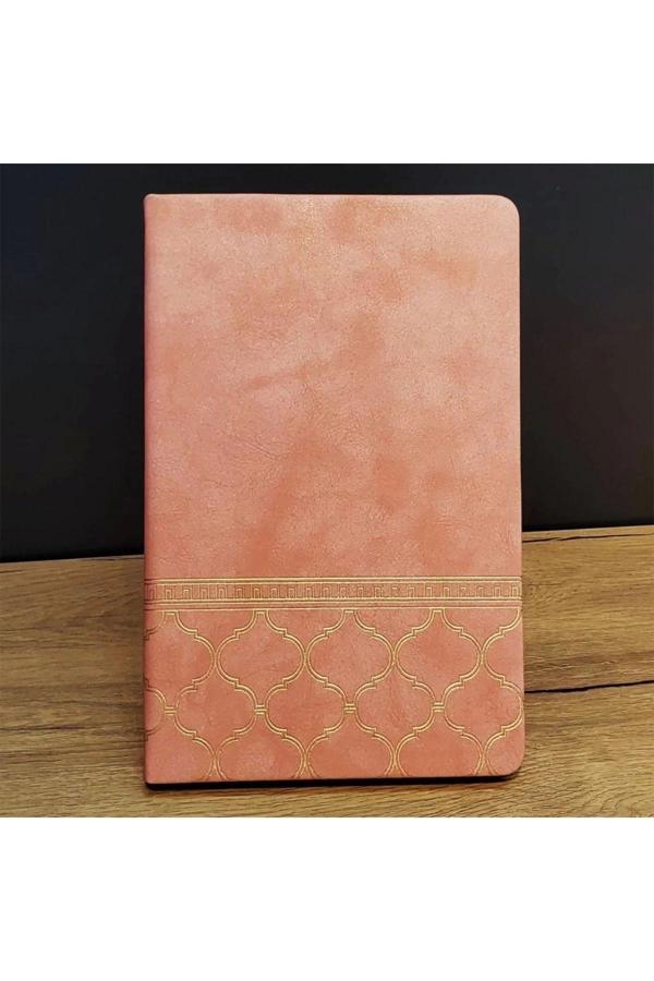 Desenli Hakiki Deri Defter - Image 1