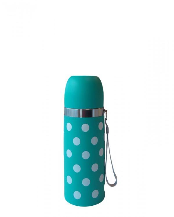 Sema Baby Puantiyeli Bebek Termosu 350 ml - Mavi - Image 1