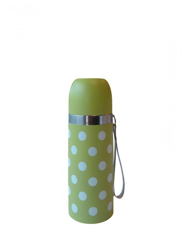 Sema Baby Puantiyeli Bebek Termosu 350 ml - Yeşil - Image 1