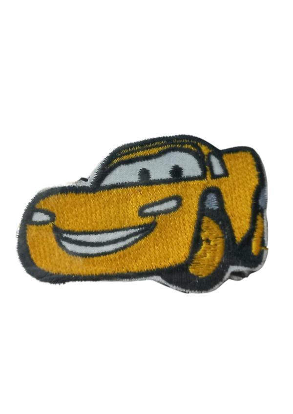 Aplike Ütü İle Yapışan Araba Hardal Arma 3x4 cm - Image 1