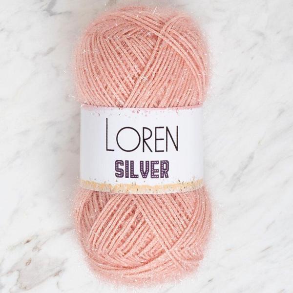 Loren Silver Pudra Pembe El Örgü İpi - RS0040 - 34079 - Image 1