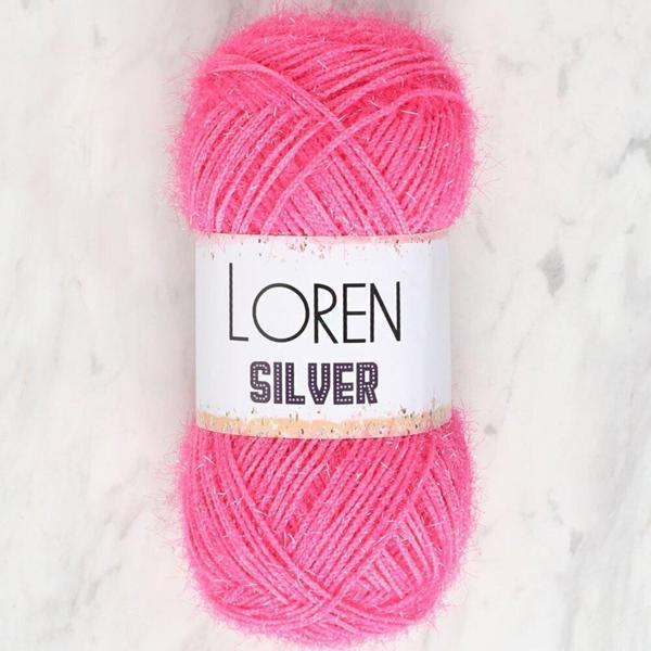 Loren Silver Koyu Pembe El Örgü İpi - RS0016 - 34076 - Image 1