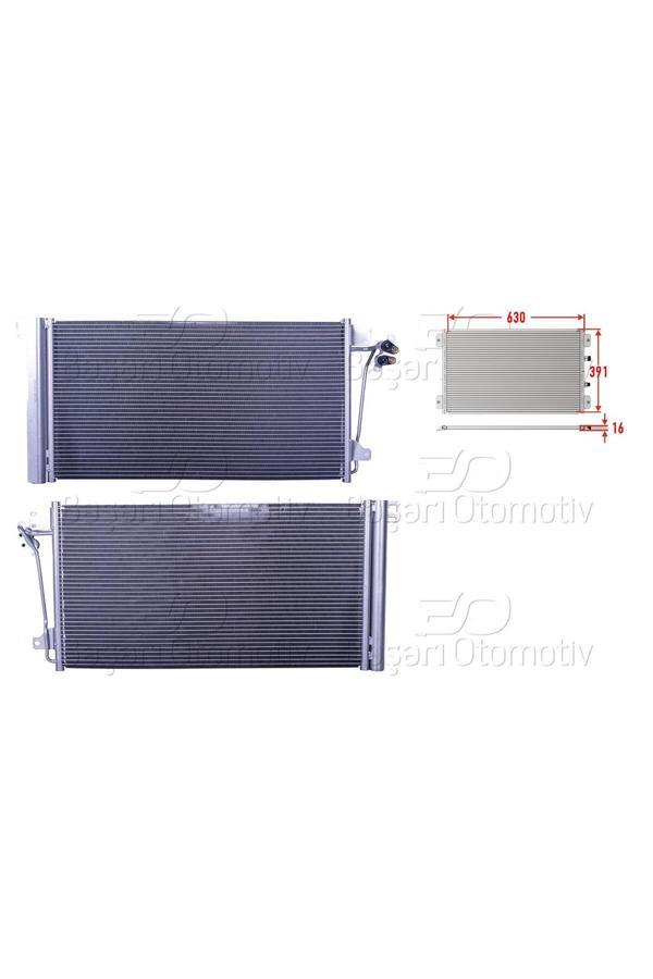 VW T5 1.9 TDI 2.0 2.0 TSI 2.5 TDI 3.2 03- KLIMA RADYATORU MT-AT 630X391 MM 7H0820411B - Image 1