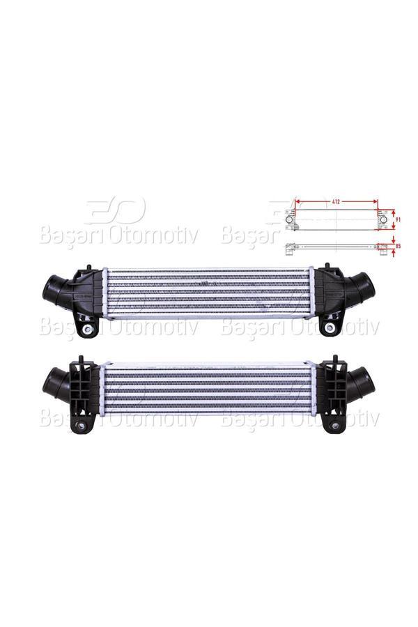 1124704-WISCO FORD MONDEO 3 2.0 DI 2.2 TDCI 00- TURBO RADYATORU MT-AT 412X91X85 MM 1124704 - Image 1