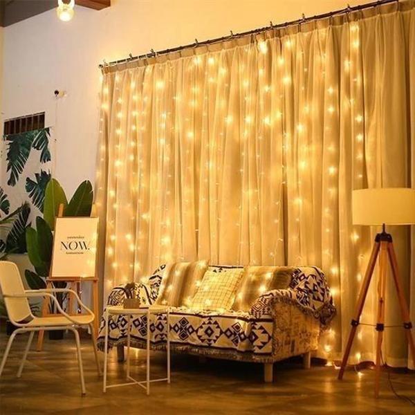 BUFFER® 2x2 Metre 320 Led 8 Fonskiyonlu Dekoratif Led Günışığı Perde - Image 1