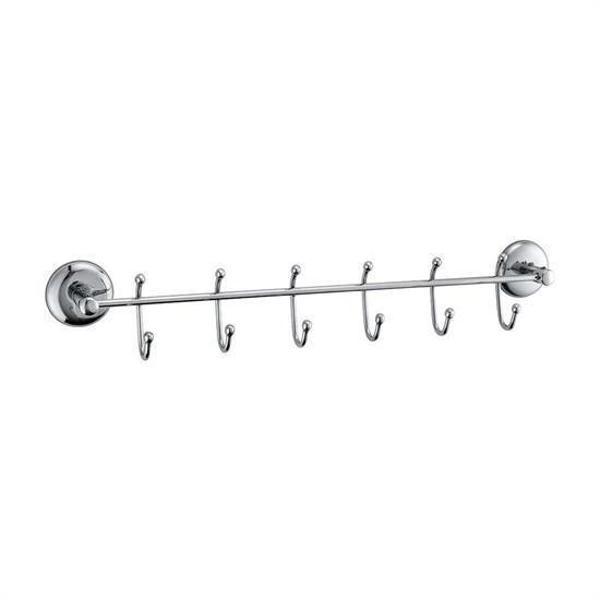 BUFFER® 6 Kancalı Dekoratif Askılık Mutfak Banyo Duvar Yüzeyi Askısı - Image 1