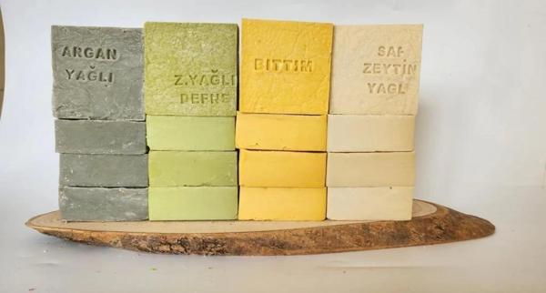 Doğal Üretim Sabunu Karışık (Argan-Defne-Bıttım-Saf Zeytinyağlı)16'lı Set - Image 1