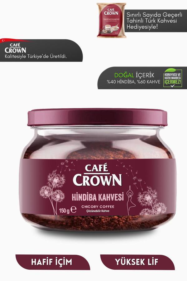Cafe Crown Hindiba Kahvesi 150 gr. (1 Ay Kullanım 60 Porsiyon) - Image 1
