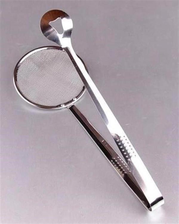BUFFER® Çok Amaçlı Süzgeçli Paslanmaz Metal Haşlama Ve Kızartma Maşası - Image 1