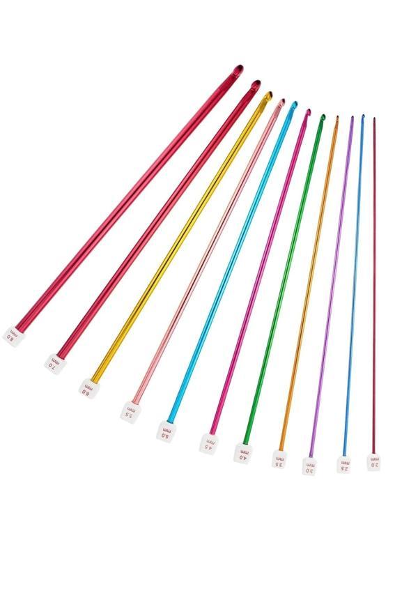 Örgü Tığ Metalize 35 cm  7 Numara - Image 1