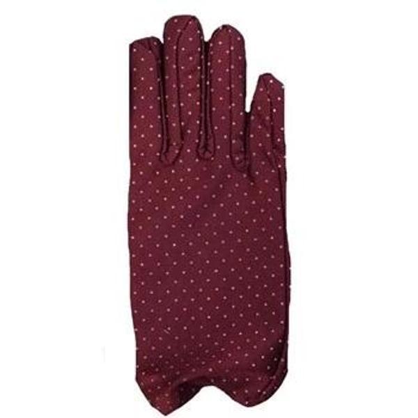 Bordo Renk Puanlı Çocuk Eldiveni - Image 1