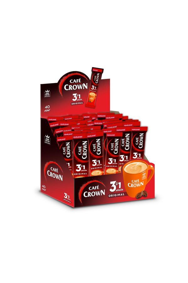 Cafe Crown 3'ü 1 Arada Sade 17,5 gr. x 40 Adet - Image 1