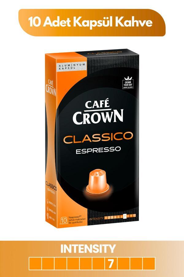 Cafe Crown Classico Kapsül Kahve Nespresso Uyumlu 10 Adet - Image 1