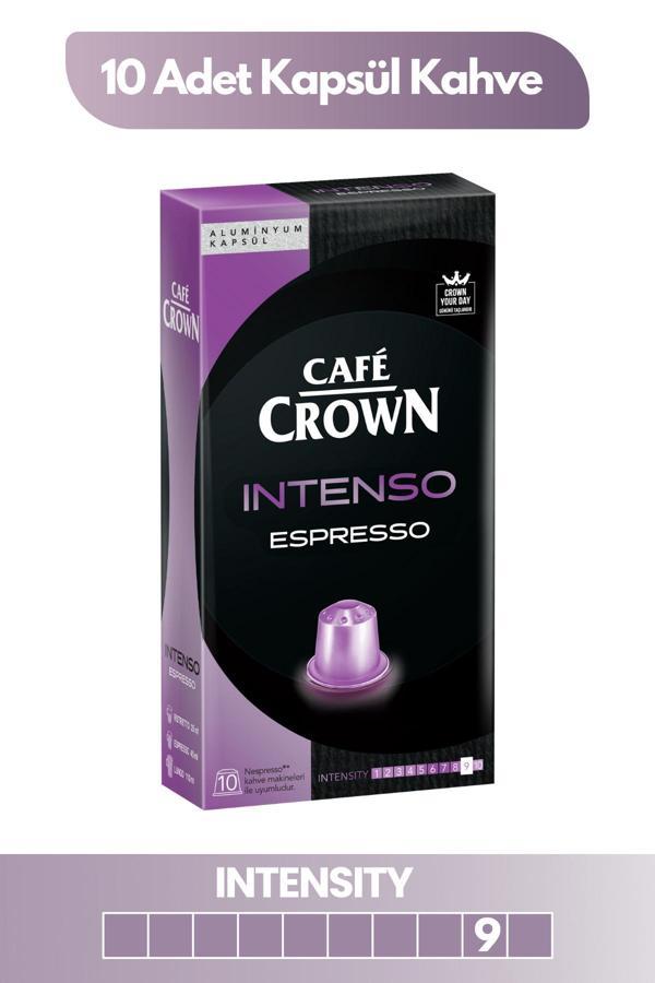 Cafe Crown Intenso Kapsül Kahve Nespresso Uyumlu 10 Adet - Image 1