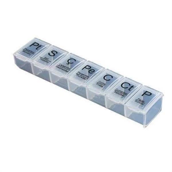 BUFFER® Haftalık Günlük İlaç Saklama Kutusu 7 Günlük İlaç  Saklama Kabı - Image 1