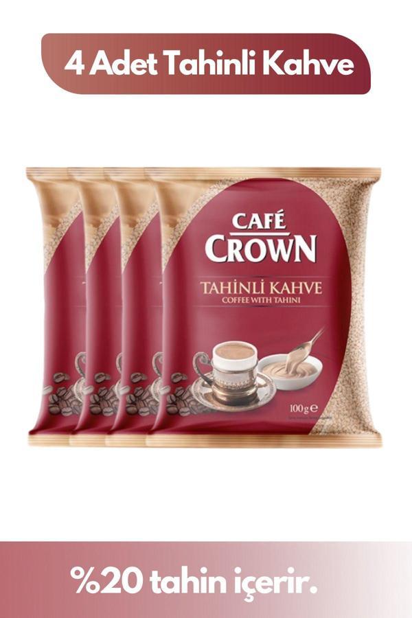 Cafe Crown Tahinli Türk Kahvesi 4 Adet x 100 gr. - Image 1