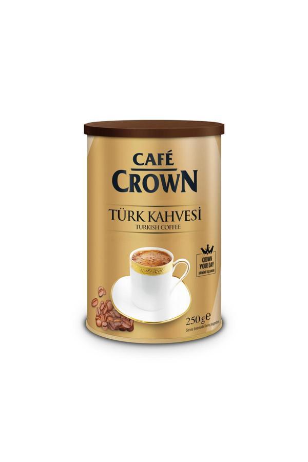 Cafe Crown 250 gr. Teneke Türk Kahvesi - Image 1