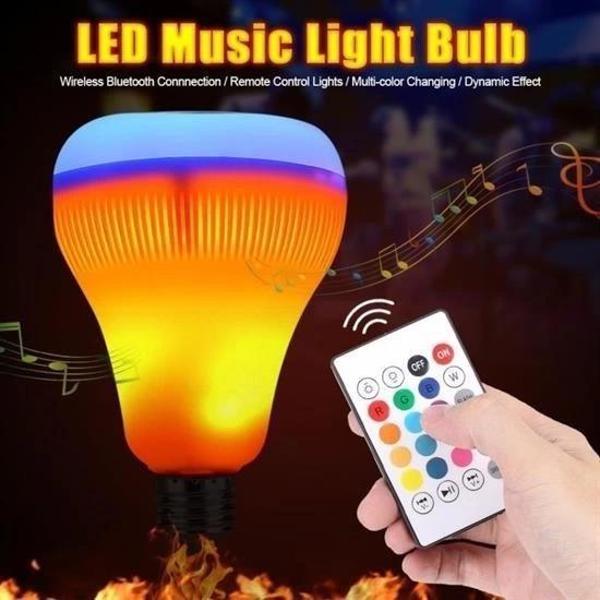 BUFFER® Kumandalı Bluetooth Hoparlör Ampul LD-37 - Image 1