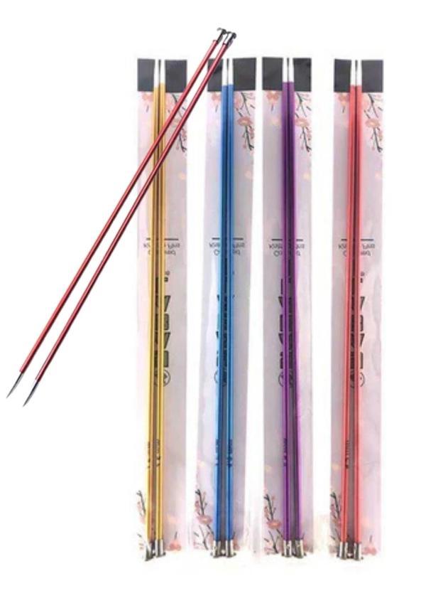 Metalize Çift Renk Şiş 35 cm 5 Numara (Renk Stoğa Göre) - Image 1