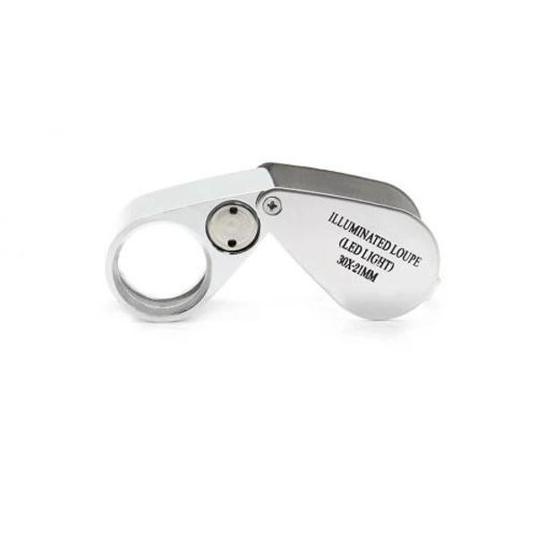 Kontrol, Için Özel Kutulu Metal Işıklı Lup 30x21 - Image 1