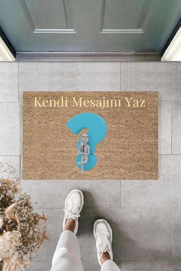 Dijital Baskı Kişiye Özel İç Kapı Dekorasyon Paspas  PS11236 - Image 1