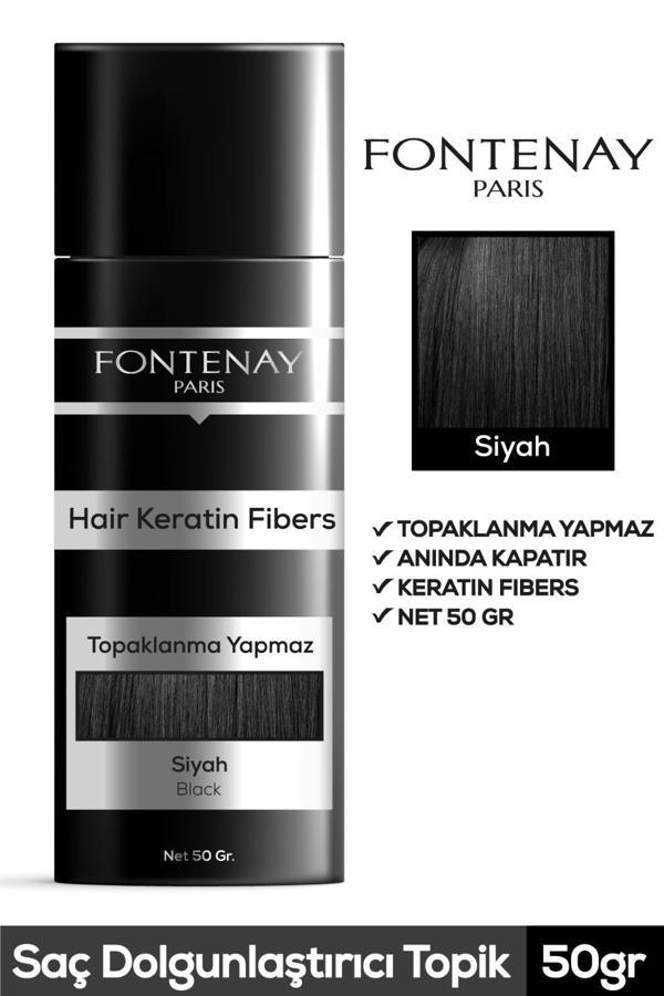 FONTENAY TOPİK KERATİN FIBERS SİYAH - Image 1