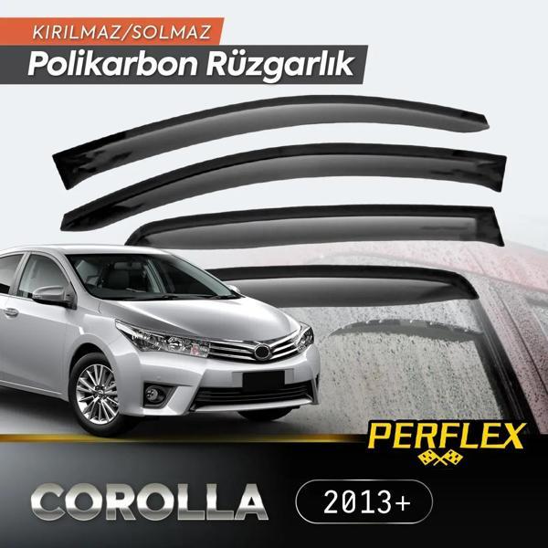 Perflex Polikarbon Kırılmaz Rüzgarlık V2 Mugen Toyota Corolla 2013+ - Image 1