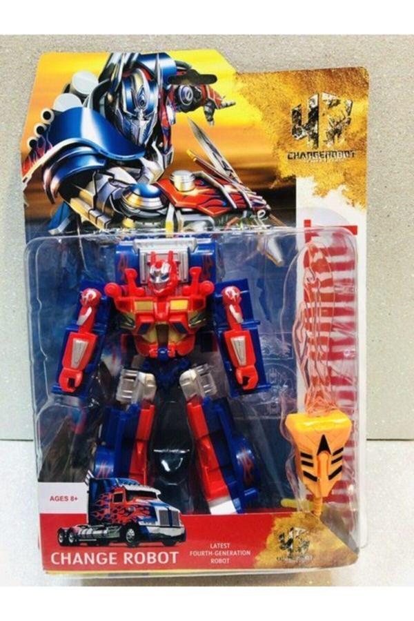 Oyuncakchi Transformers Optimus Prime Dönüşen Oyuncak Robot Araba - Image 1