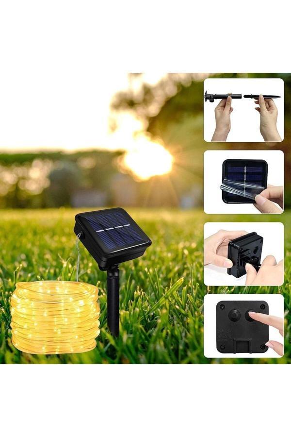 Solar Güneş Enerjili Hortum Kaplamalı Gün Işığı Led - Image 1