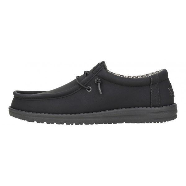 Erkek Oxford ( Klasik) HD.41894-070 Hey Dude Wally Classic Black/Charcoal - Image 1