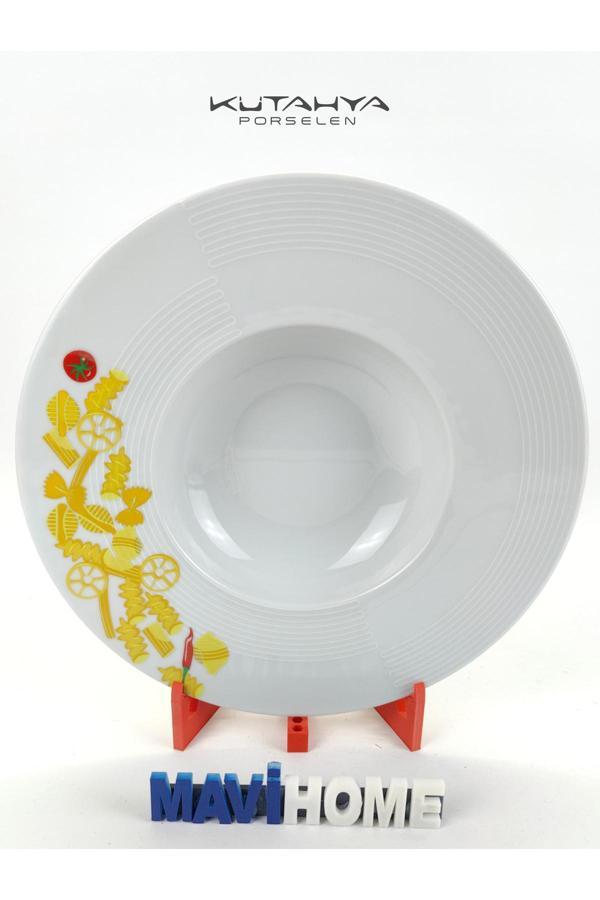 Kütahya Porselen Porselen 27 Cm Çukur Makarna Tabağı Tekli - Image 1