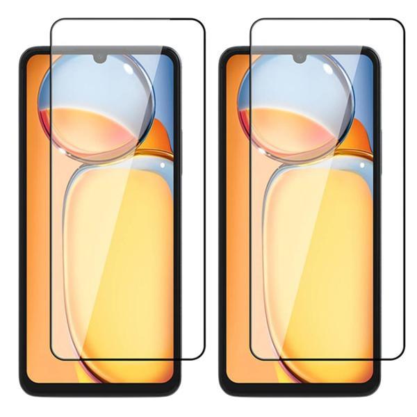 Xiaomi Redmi 13C Uyumlu Tam Kaplayan Kalın Parlak 5D Ekran Koruyucu x2 - Image 1